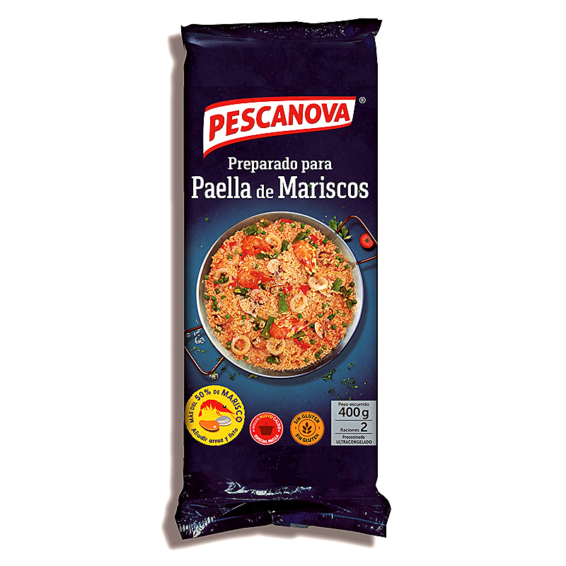 Preparado paella marisco