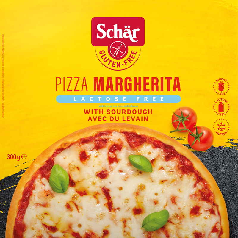 Pizza Margarita sense gluten ni lactosa