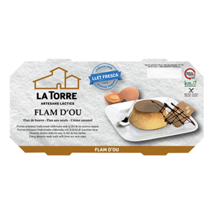 Flan de huevo de payés (Pack 2)