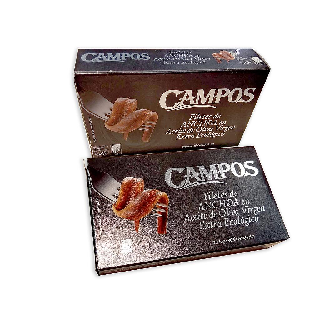 ANXOVA CANTABRIC FILET OLI D' OLIVA 12/90g.  (CAMPOS)