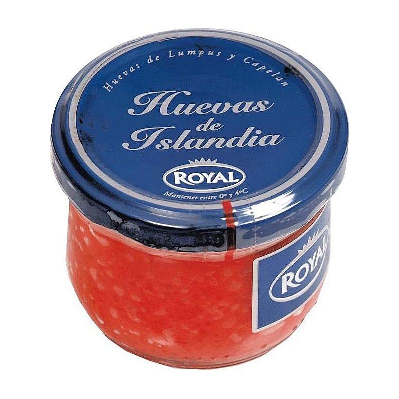 Huevas rojas de Islandia.