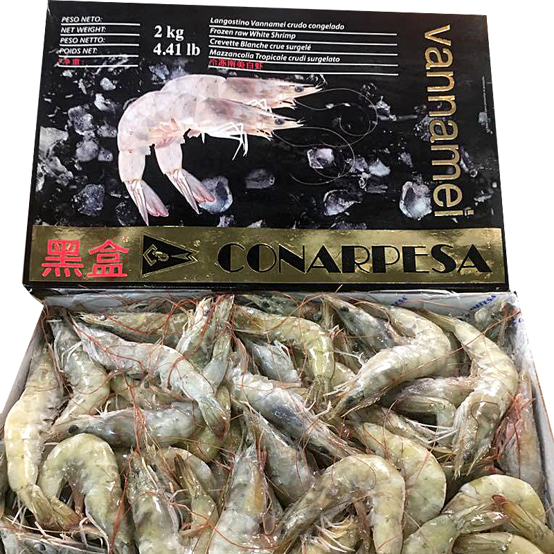 Langostino crudo vannamei  40-50 6/2kg