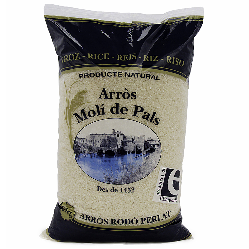 Arroz redondo perlado de Pals