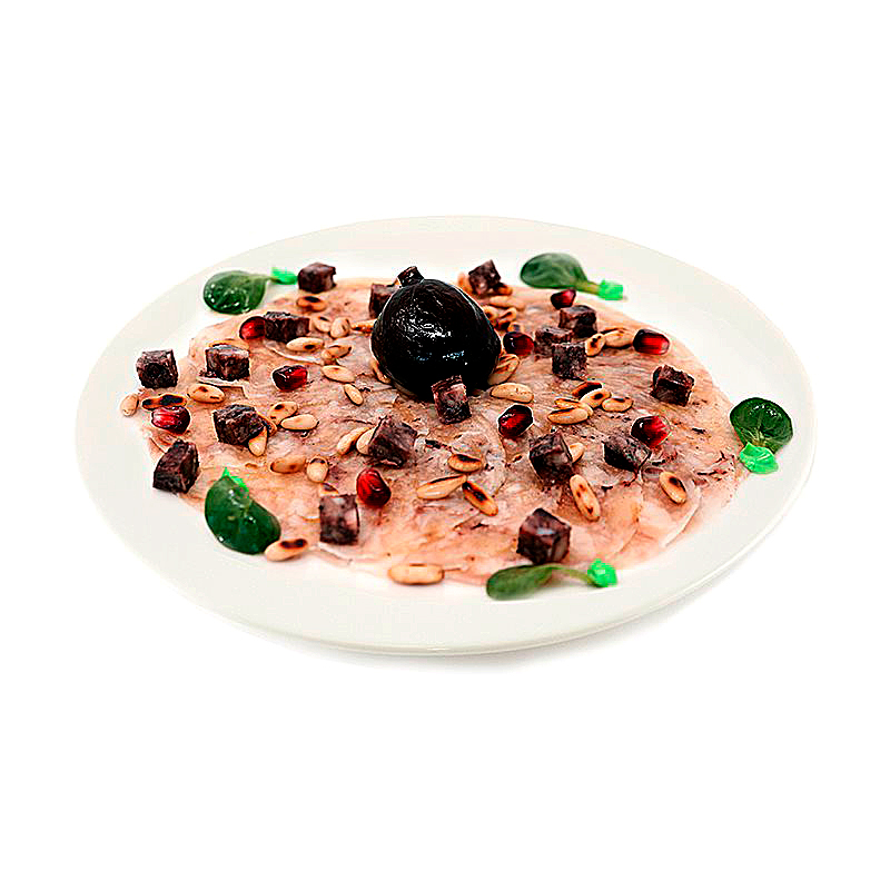Carpaccio manitas cerdo