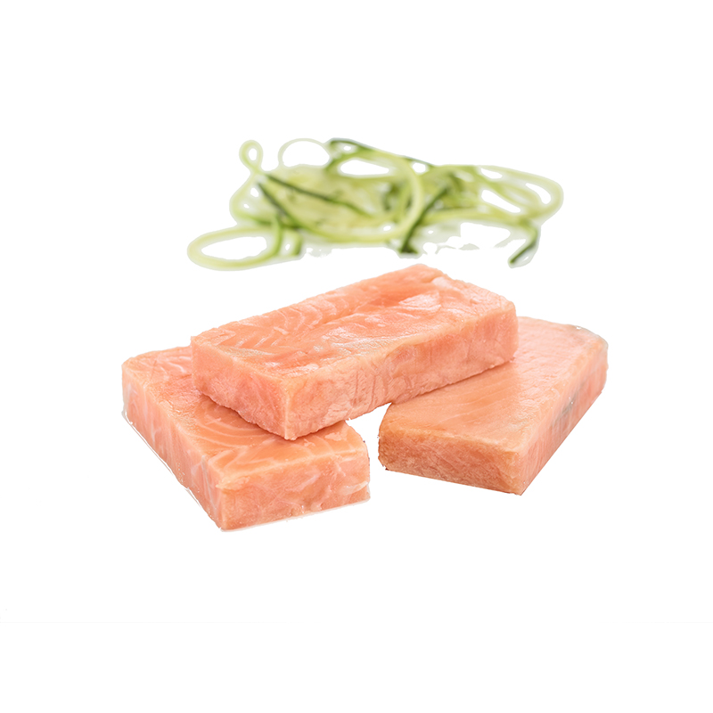 Salmón porciones sin piel 100g.apx