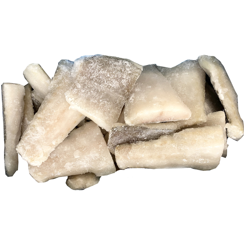 Bacalao colas menu con piel y sin espinas