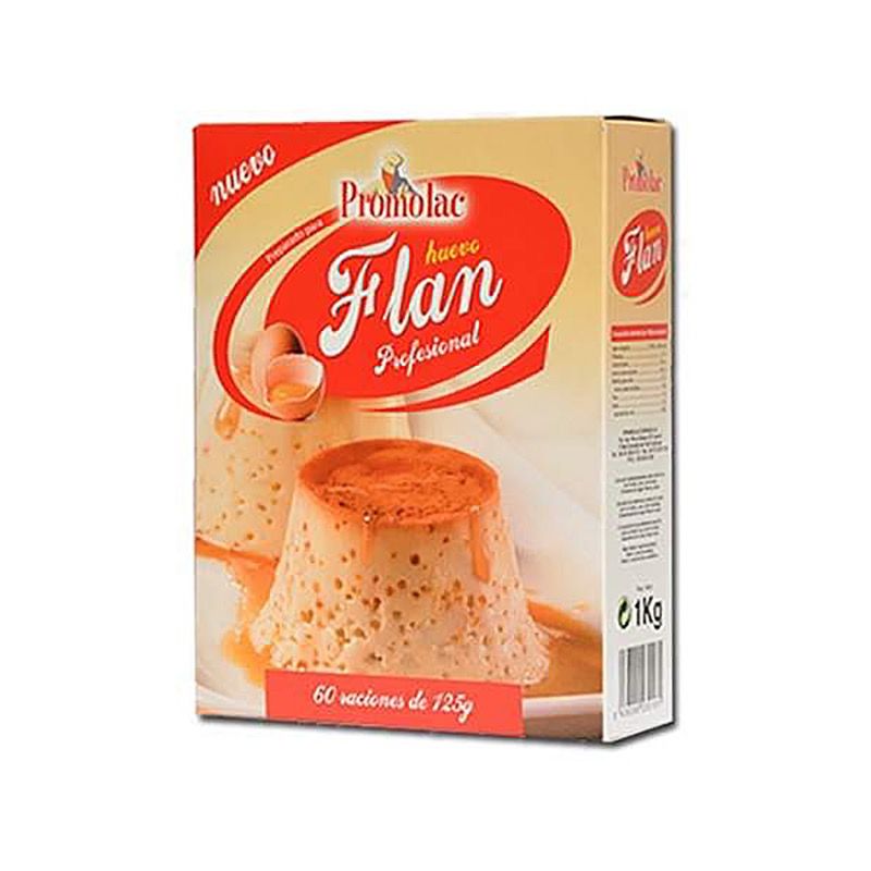 Flan de huevo deshidratado