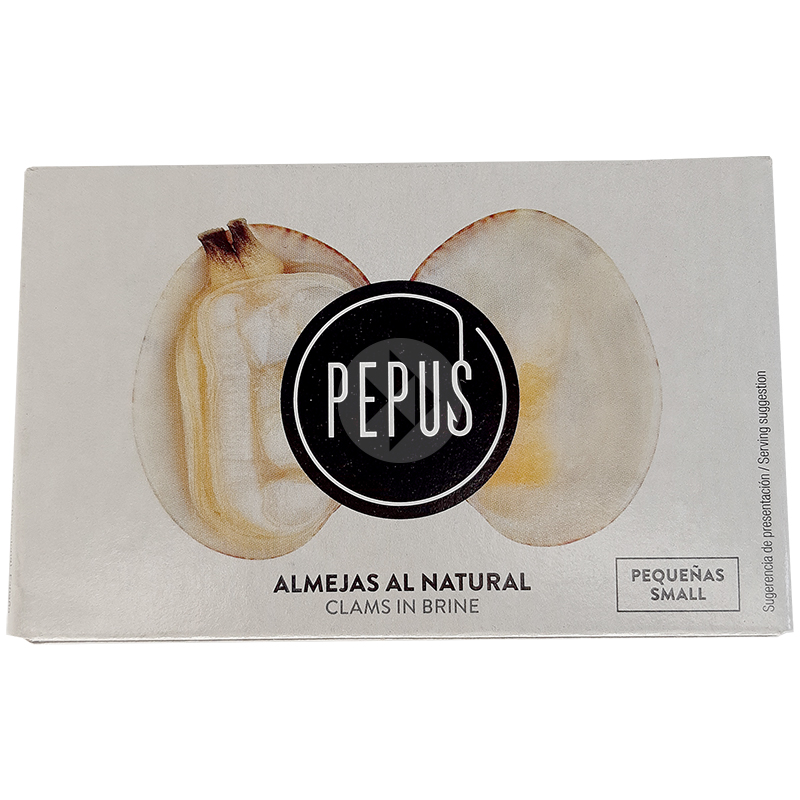 Almejas al natural pequeñas