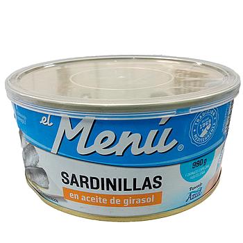 Sardinilla en Aceite Girasol 990g (85-120u)