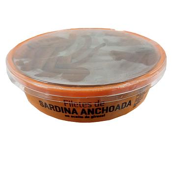  Sardina Anxovada Filet En Oli de Gira-sol 62/90 Un. Pot 850G P.N.